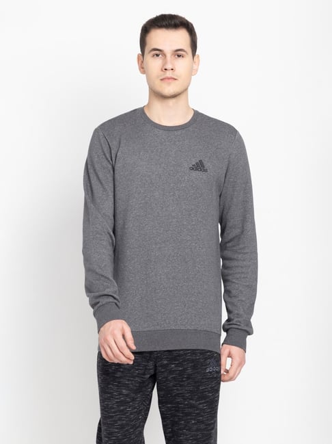 Adidas fitted sweatshirt online