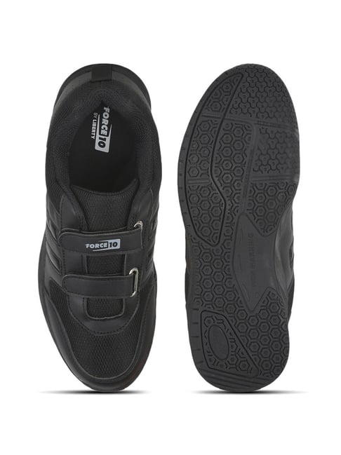 Walking Shoes Sports Shoes Black Rubber Shoes For Kids Force10 By