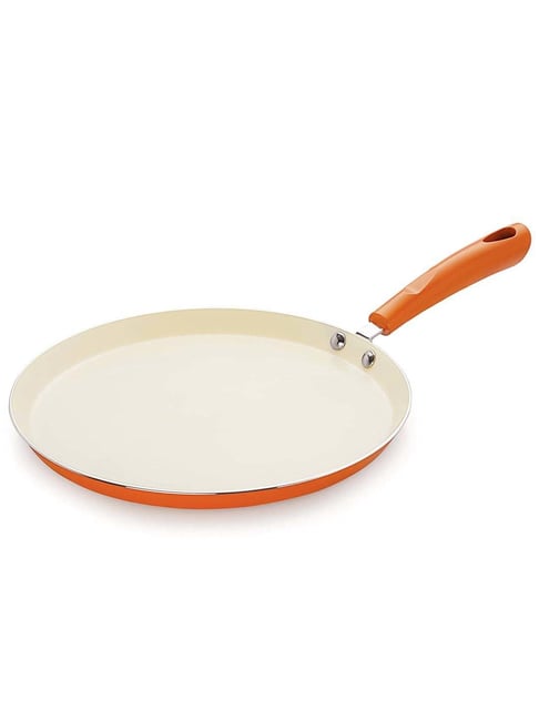 Nirlon Orange Aluminium 26 cm Induction Dosa Tawa (2 L)