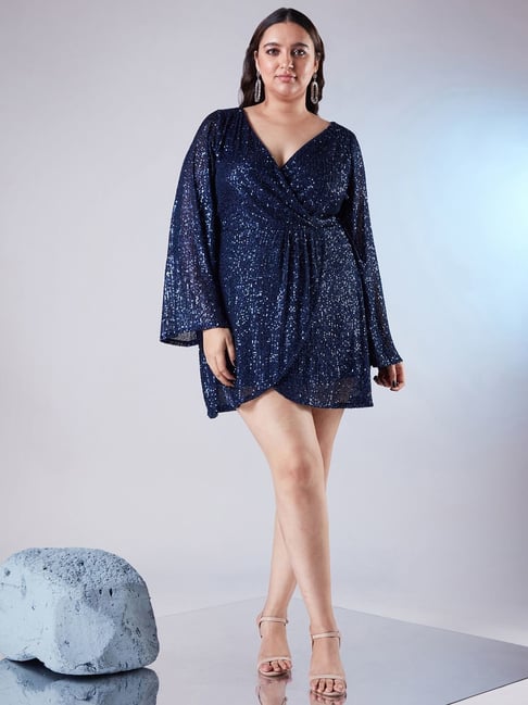 Twenty Dresses Navy Embellished Shift Dress