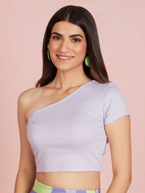 Buy One Shoulder Tops Starting At Upto 70% Off Online In India