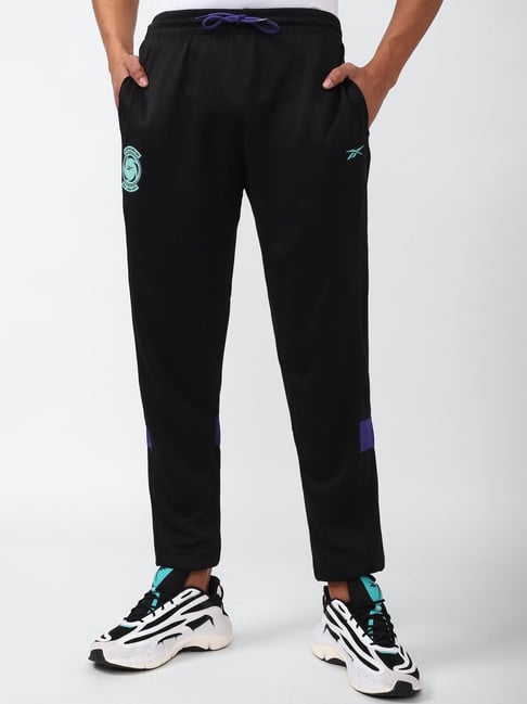 Reebok Black Slim Fit Sports Trackpants-picture-29