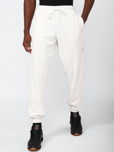 White hot sale reebok joggers