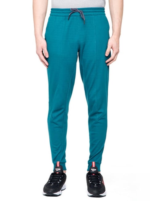 Reebok Blue Cotton Regular Fit Sports Joggers-picture-17