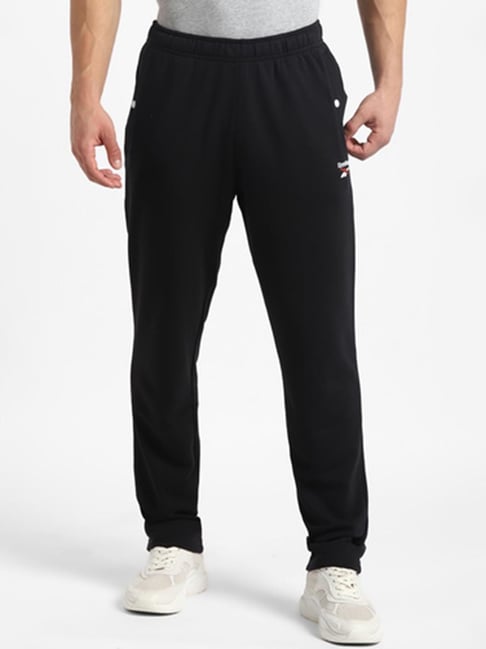 Reebok Black Cotton Regular Fit Printed Sports Trackpants-picture-25