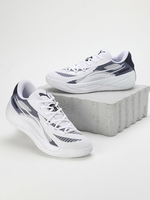 Puma Men's All-Pro NITRO Team Grey Basketball Shoes-image-17