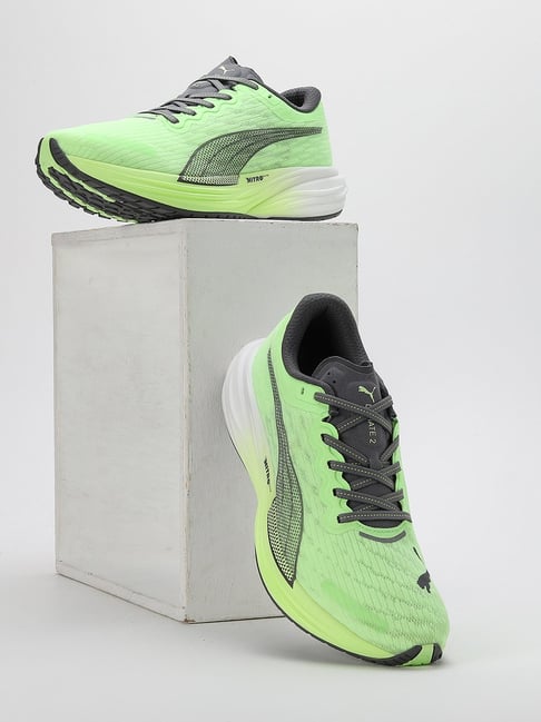 puma green shoes