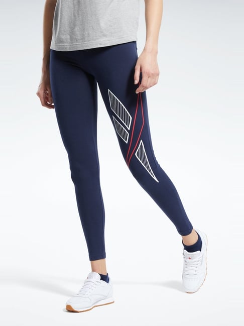 Buy Republic Of Curves® Navy Blue Yoga Pants (Gym Tights) | Workout Leggings  for Women | Gym Leggings | Women at Leisure at Amazon.in