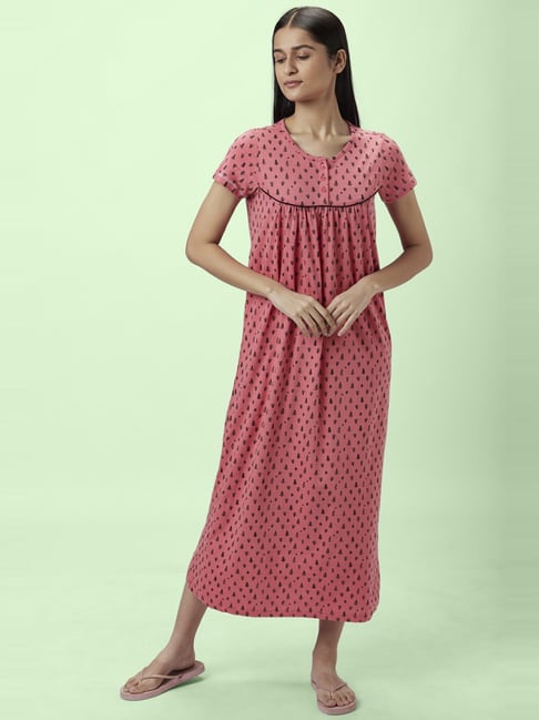 Buy Dreamz by Pantaloons Pink Night Gown Online at Low Prices in India 