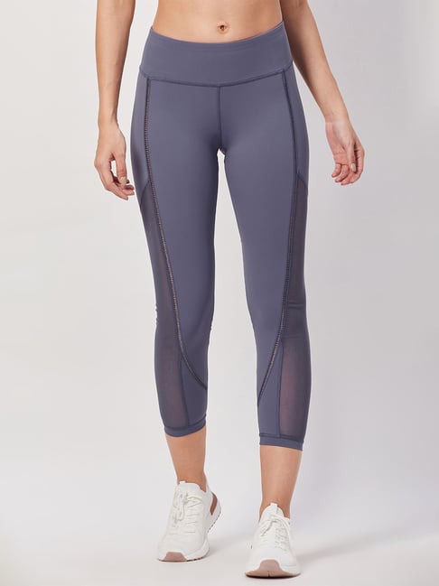 Free People Movement - Blue Cropped Activewear Leggings Polyester Cotton  Spandex | SilkRoll