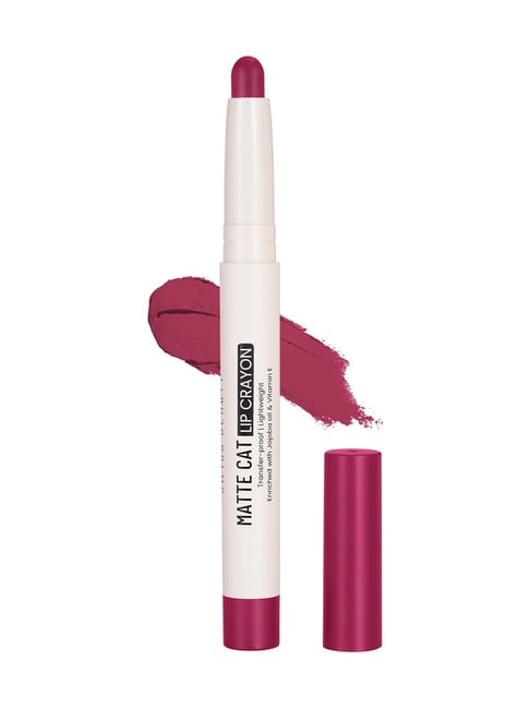 SWISS BEAUTY Matte Cat Lip Crayon 11 Wild Rose - 1.5 gm-picture-22