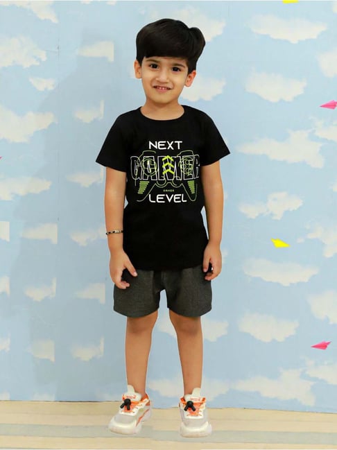Louis Vuitton boy set, t-shirt, shorts, white/black Children s Sets  Clothing Mother Kids