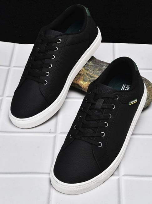 Woodland men's black casual on sale shoes