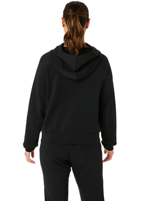 Asics black outlet hoodie