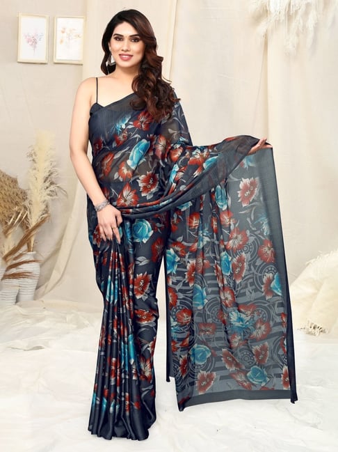 Georgette Floral Print Saree at Rs 799/piece | Flower Printed Saree in  Surat | ID: 2851604361473