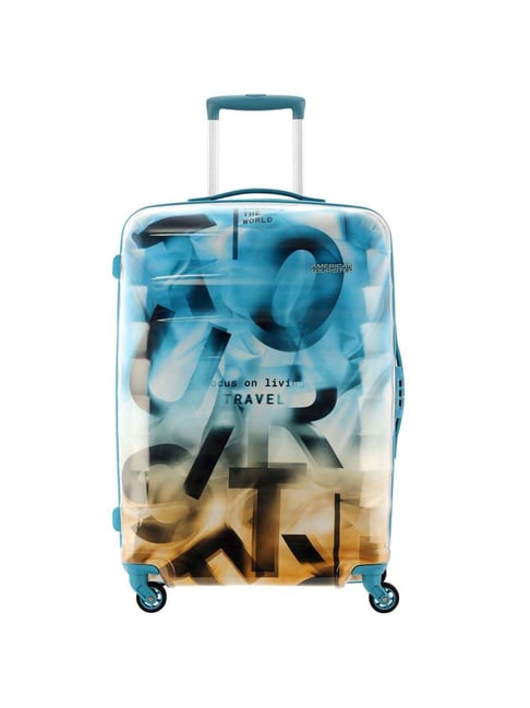 American Tourister Verg Multicolor Printed Hard Large Trolley Bag - 79 cm-picture-34
