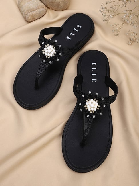 Studded flip best sale flops with bow