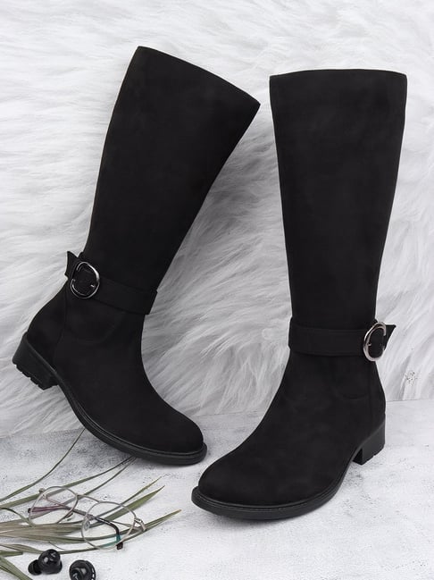 Elle Women's Black Casual Booties-picture-17