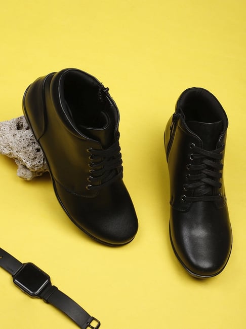 Elle Women's Black Casual Booties-picture-29