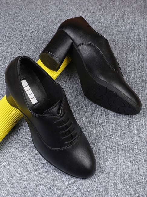 Elle Women's Black Oxford Shoes