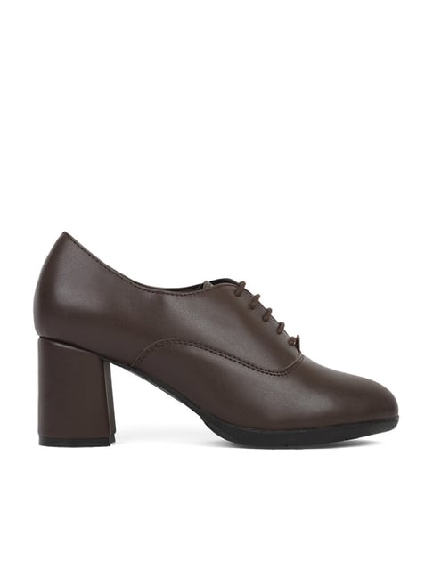 Buy Elle Women's Brown Oxford Shoes for Women at Best Price Tata