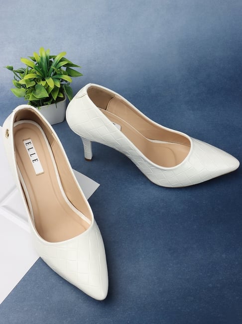 Amazon.com: 3 Inch White Heels