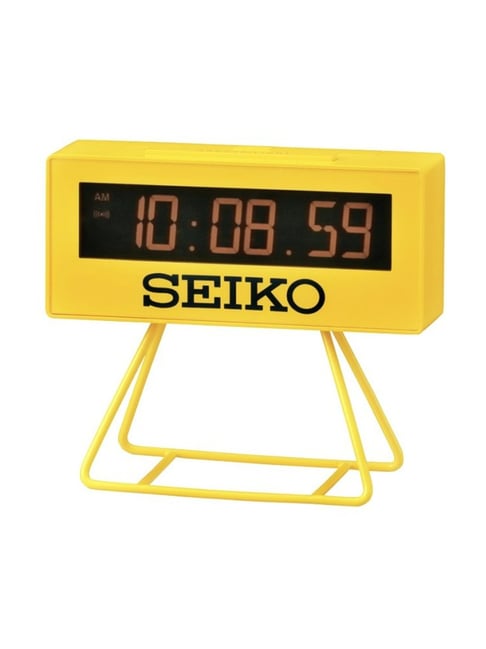 Buy SEIKO classic yellow plastic table clock at Best Price Tata CLiQ