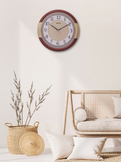 SEIKO elegant multicolor plastic wall clock-picture-17