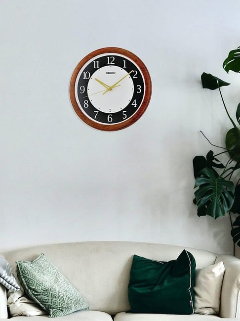 SEIKO elegant multicolor plastic wall clock-image-46