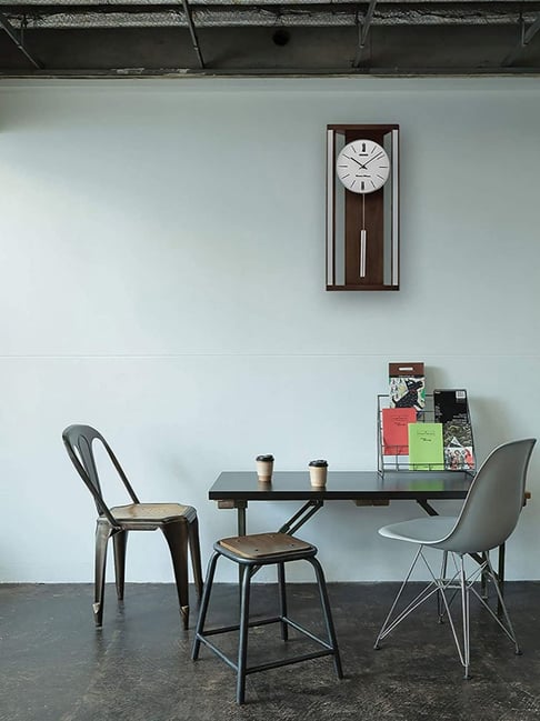 SEIKO elegant multicolor wood wall clock-image-21