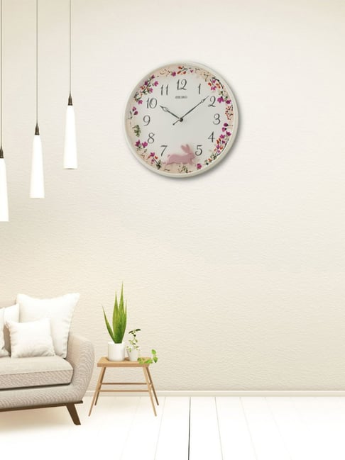 SEIKO elegant multicolor plastic wall clock-image-23