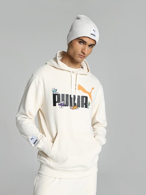 Puma on sale sweatshirt white