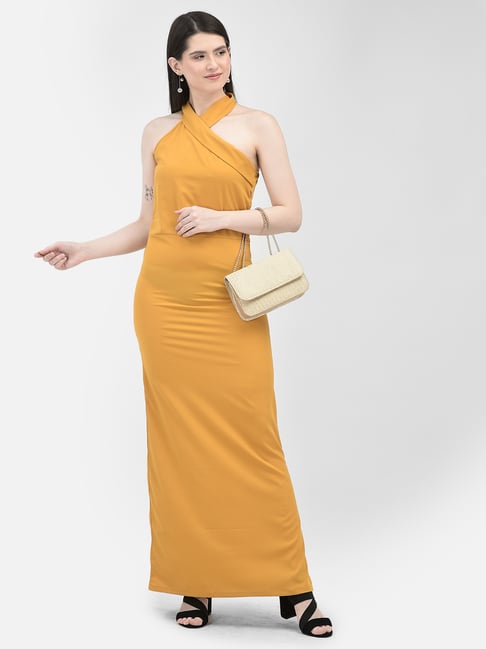 Buy Yellow Dresses & Gowns for Women by Zeelpin Online | Ajio.com