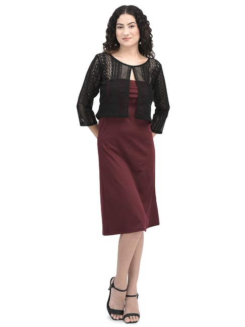 chinese dress ladies Maroon Black Prom Dresses,Applique Prom Dress,Evening Dress – Hoprom