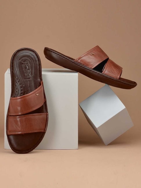 Tan discount slides men