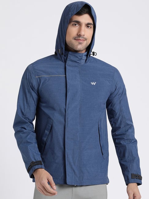 Buy Men HYPADRY™ Melange AW Rain Pro Jacket Grey Online | Wildcraft