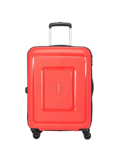 Aristocrat Endeavour Fiery Red TextuFiery Red Hard Medium Trolley Bag - 48 cm-picture-39
