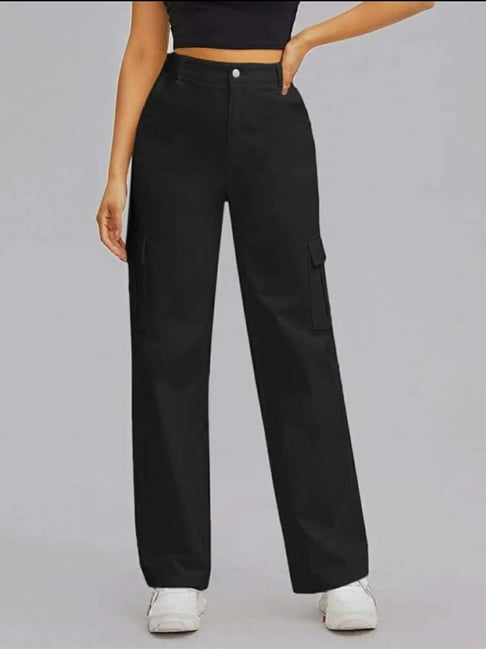 Black Cargo Pants for Women 6 Stylish Black Cargo Pants for Women for a  Chic Casual Look  The Economic Times