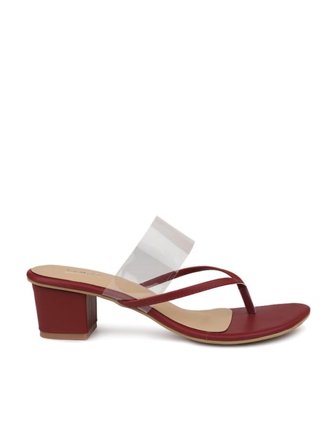 Inc.5 Women's Maroon Thong Sandals-picture-29