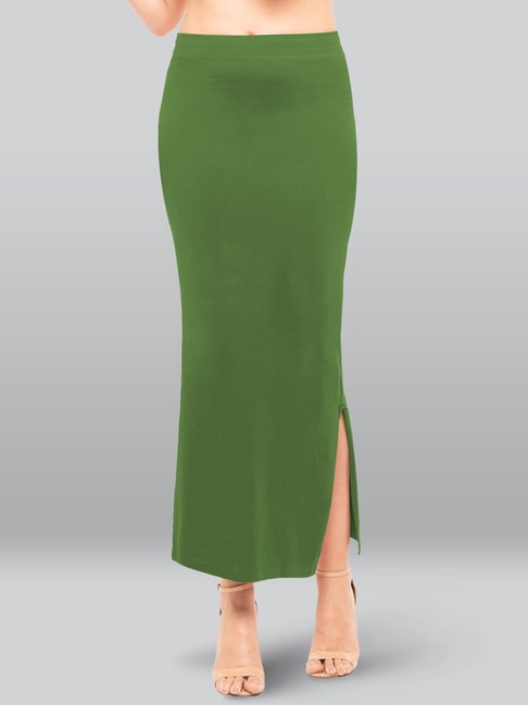 Lyra Olive Green Saree Shapewear