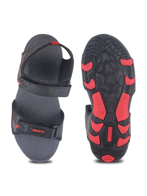 Sparx discount black sandals