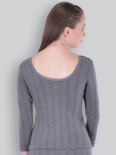 Striped Thermal Long Top