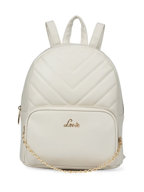 Buy Lavie Chev Beige Quilted Large Backpack at Best Price Tata CLiQ