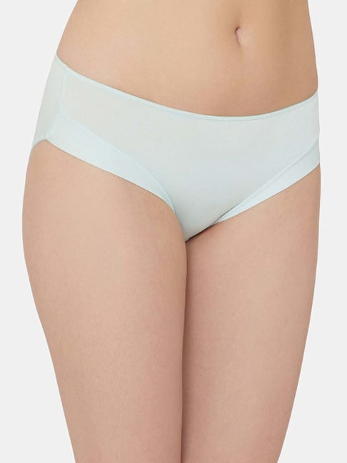 La Vie En Rose Green Cotton Panty