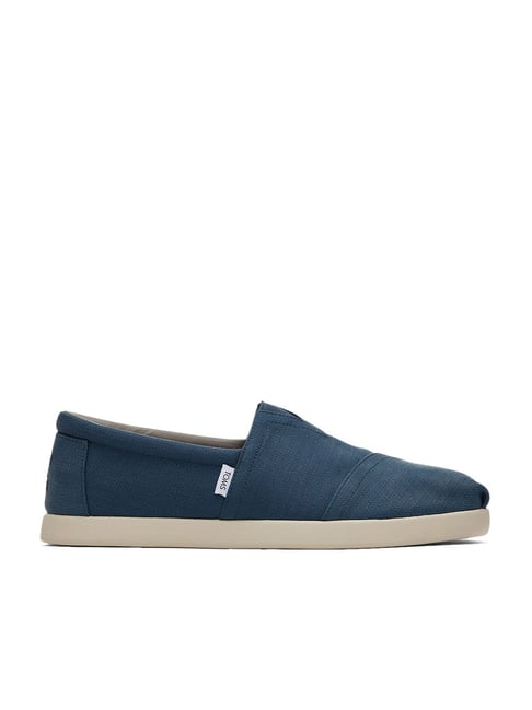 Mens blue sales toms shoes