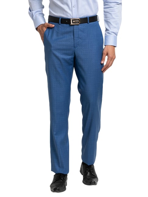 Buy Raymond Checkered Slim Fit Trouser Online at Best Prices in India -  JioMart.