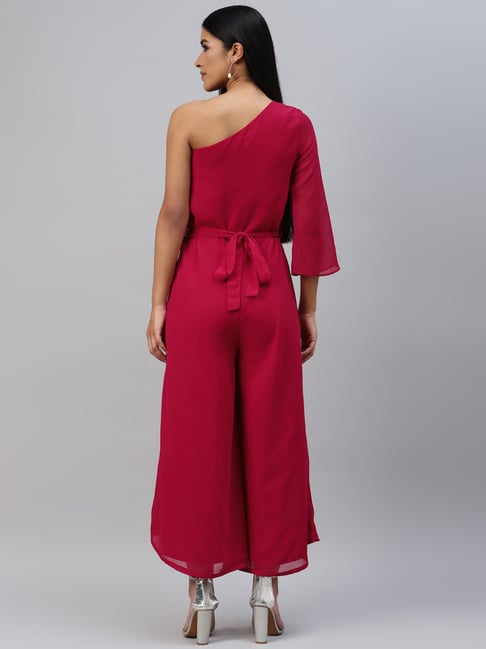 Fab Opportunities Fuchsia Pink One Shoulder Jumpsuit | Jumpsuit, One  shoulder jumpsuit, Fashion