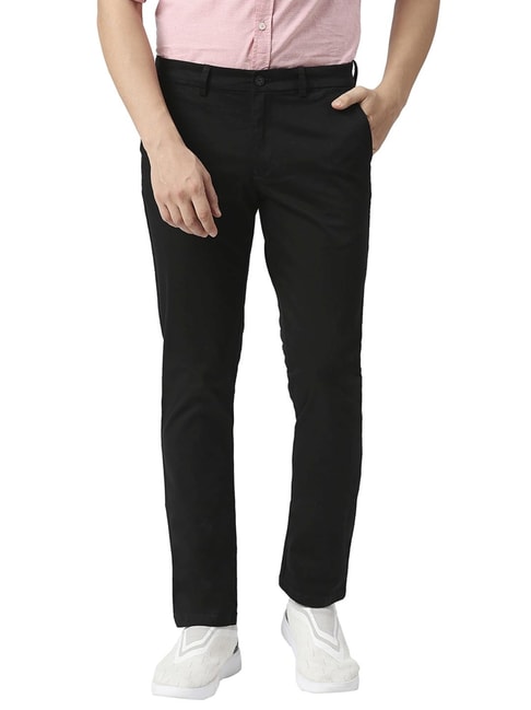 Tapered Linen-blend Pants - Black - Ladies | H&M US