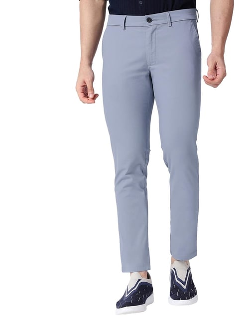 Mid Blue Cattrick Heavy Drill Trouser | Men's Country Clothing | Cordings