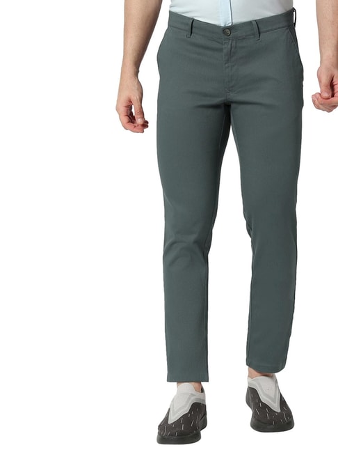 Slim Fit Blue Twisted Trousers | Buy Online at Moss-anthinhphatland.vn